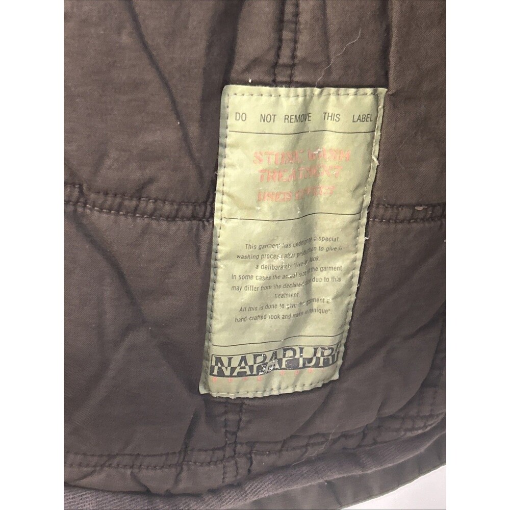 Napapijri Jacket Noyaet Camden Medium Drawcord Mod Jacket Indonesia Stone Wash - Picture 6 of 8